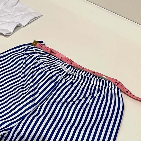 Baby matching Set striped tshirt and shorts, white and blue,whale graphic NEW - Picture 7 of 10